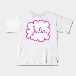 Julia. Female name. Kids T-Shirt